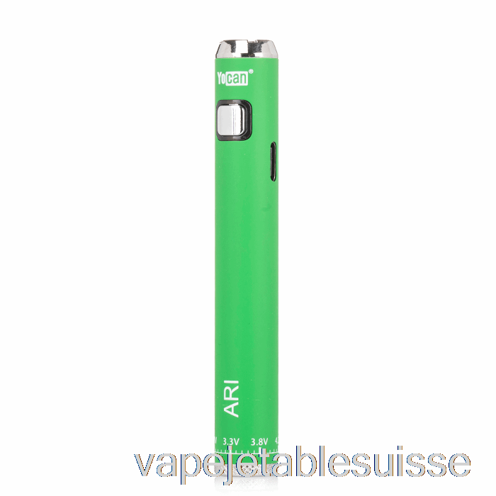 Vape Suisse Yocan Ari 650mah Batterie Vert